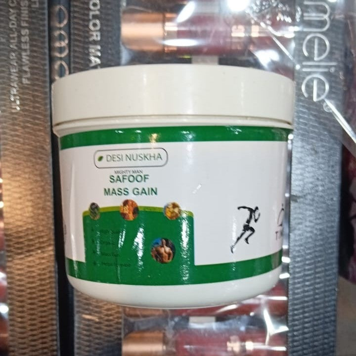 Safoof Mass Gain Herbal Weight Gain Powder Natural Body Mass Support Formula 150g