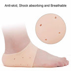 Silicone Gel Heel Pad Socks | Pain Relief & Anti‑Crack | 1 Pair Heel Guards & Protectors for Men & Women