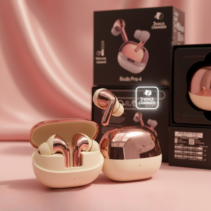 Samsung Buds 4 ANC Wireless Earbuds – Buds Pro 4 Bluetooth Earphones with Noise Cancellation & High Battery Backup (Random Color)