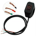 Motorcycle On Off LED Switch Push Button Handlebar Mount | Random Color