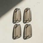 Premium Indicator Cover for 70cc Bikes – Crystal White & Smog