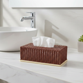 Rectangular Tissue Box Cover – Collapsible PP Tissue Roll Holder with Easy Top Access