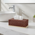 Rectangular Tissue Box Cover – Collapsible PP Tissue Roll Holder with Easy Top Access
