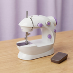 SM-202A Electric Mini Sewing Machine – Double Threads & Two Speed Control for Home & Travel