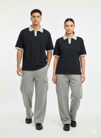 Men’s Stylish Track Suit – Premium Polo T-Shirt & Soft Cargo Trouser Set | Comfortable Casual Sportswear for Gym, Travel & Daily Wear