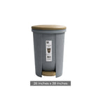 Royal Oval Garbage Pedal Bin With Inner Bucket