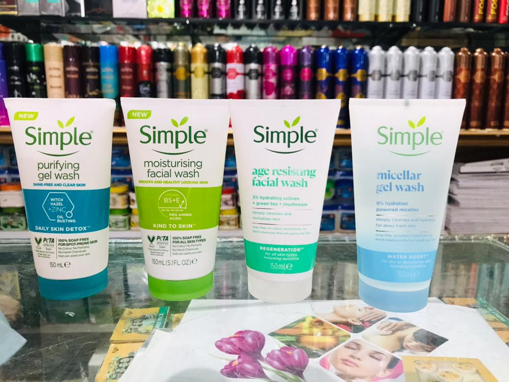 Simple Facial Wash – Hydrating Face Cleanser for Soft, Smooth & Fresh Skin