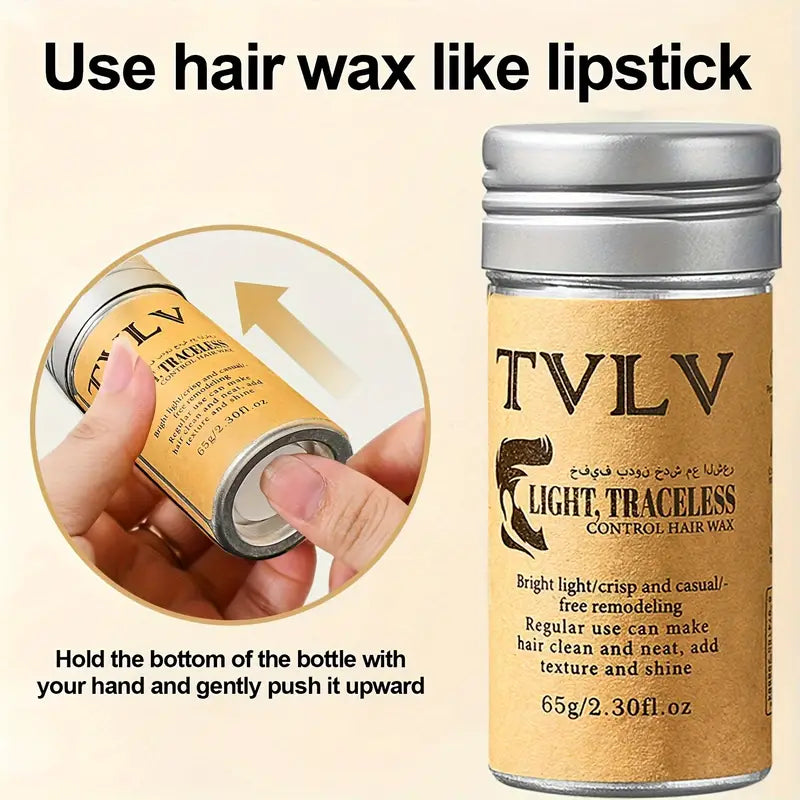 TVLV Hair Wax Stick Broken Hair Finishing Styling Stick for Broken Hair, Wigs, Edge Control - Styling Wax for Fly Away &amp; Edge Frizz Hair