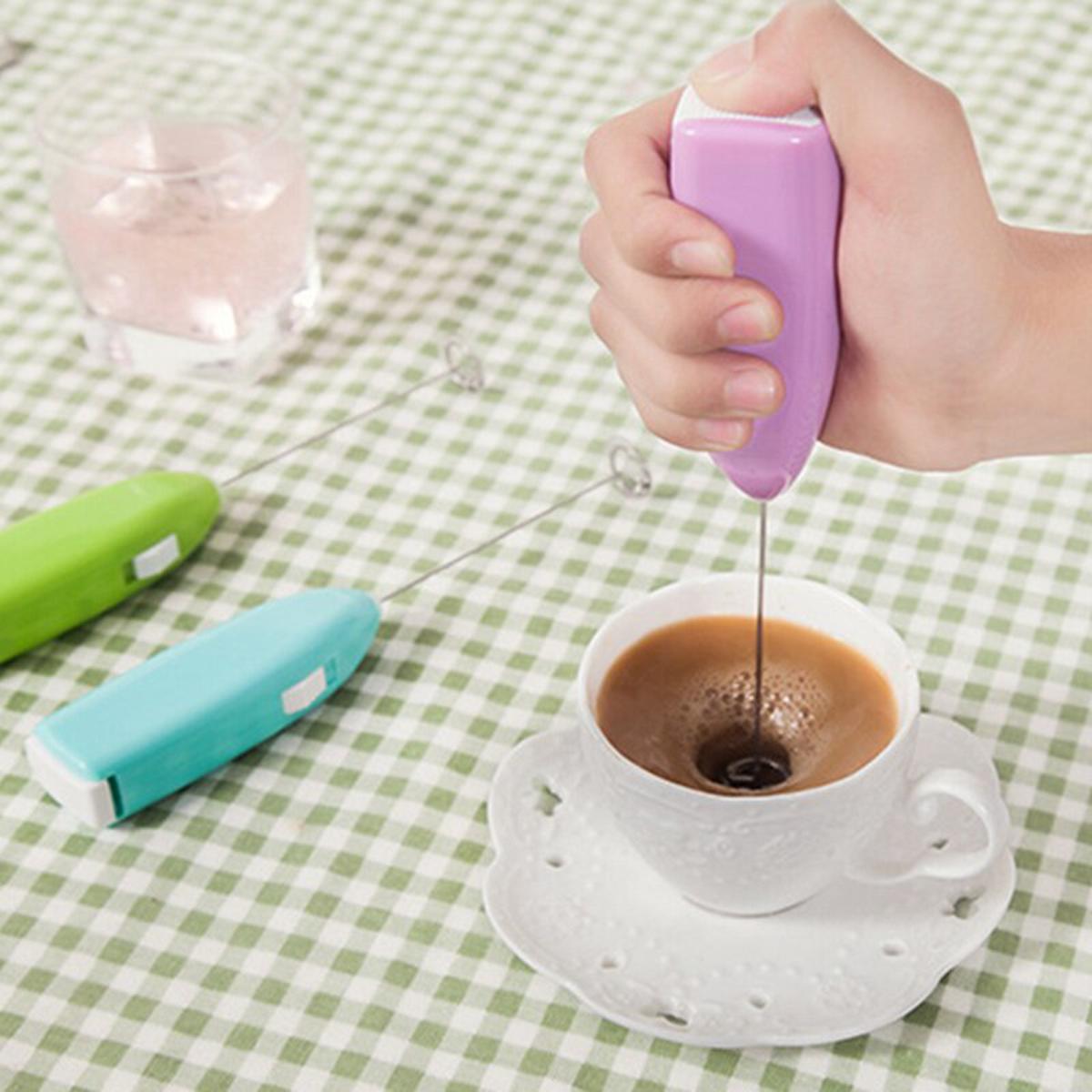 Electric Egg Beater Coffee beater Milk Drink Coffee Whisk Mixer Foamer Mini Handle Stirrer Practical Cooking Tool Kitchen Mini Whisk