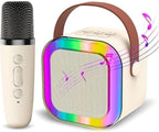 K12 Wireless Audio Microphone Bluetooth Speaker Portable Stereo Speaker Bluetooth Speaker Karaoke Speaker with Mic (random color)