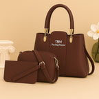 3 Pieces Ladies Handbag Elegant Design Premium Quality Smooth Finish Easy Carry