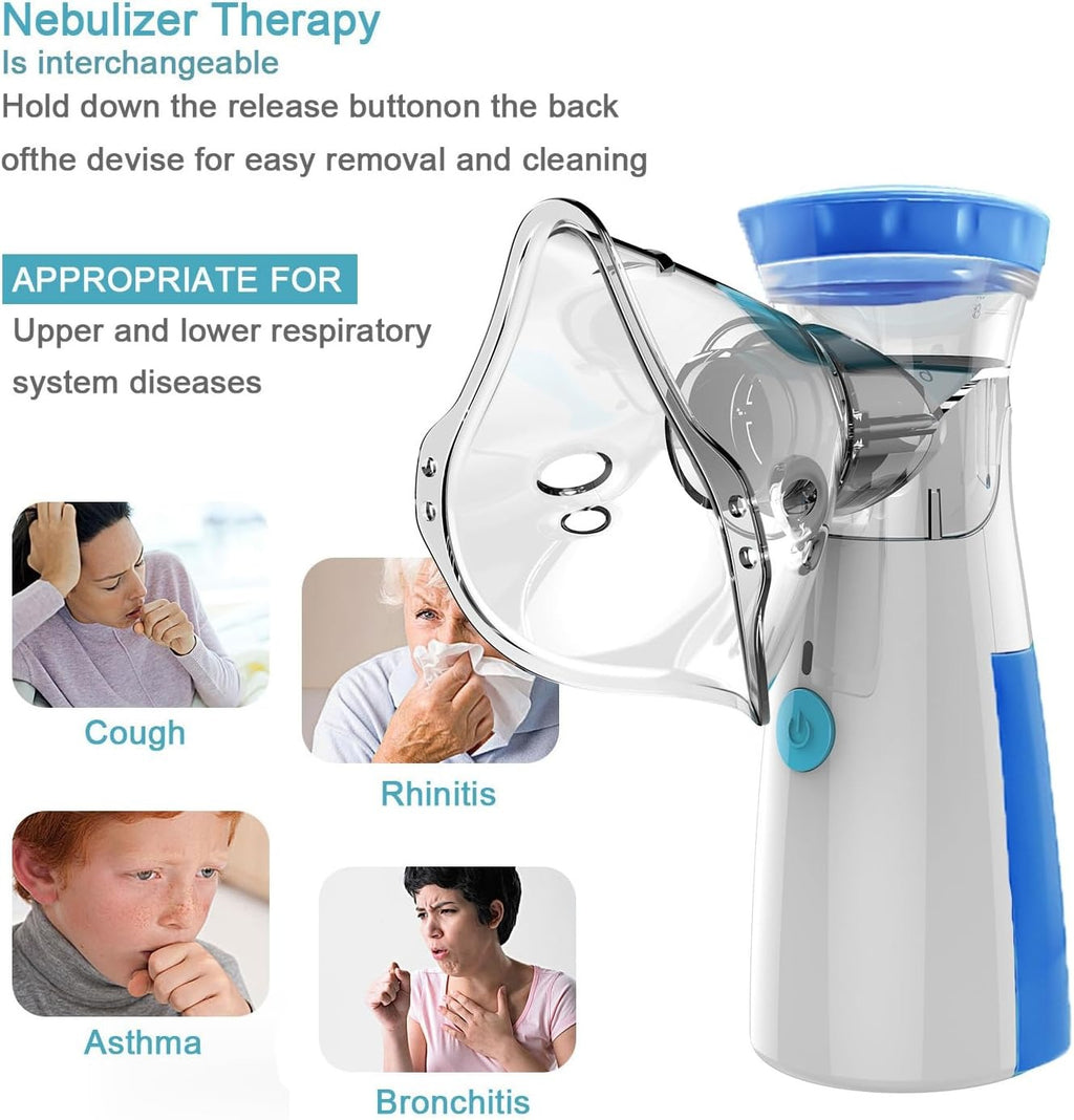 JSL-W302 Portable Mesh Nebulizer: Quiet, Low-Power Personal Inhaler for Efficient Respiratory Care