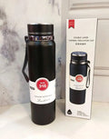Premium Matte Stainless Steel Water Bottle 800ml 1000ml Leak Proof Double Wall Insulated Hot Cold Flask
