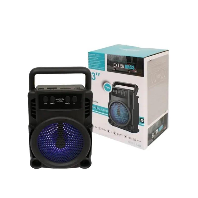 GTS-1360 Wireless Portable Speaker – Extra Bass & Long Battery Life