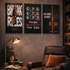 Set of 3 Premium Wall Art Photo Tiles – Modern Home Decor Sets 8x11