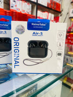 Haino Teko Air-5 True Wireless Earbuds – Germany Quality TWS with Touch Controls, Deep Bass, and Portable Charging Case