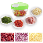 Speedy Chopper Multi-Use Turbo Cutter – Mini Handy Manual Vegetable & Fruit Chopper | Heavy-Duty (Random Color)