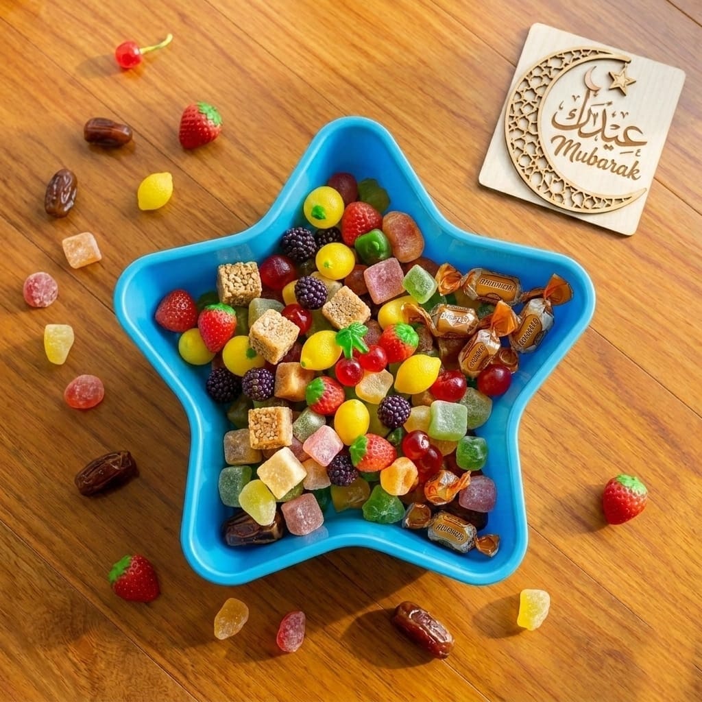 1 PCs Custard Star Bowl Elegant Design Dessert Serving Bowl for Custard Pudding Fruit and Sweets (Random Color)