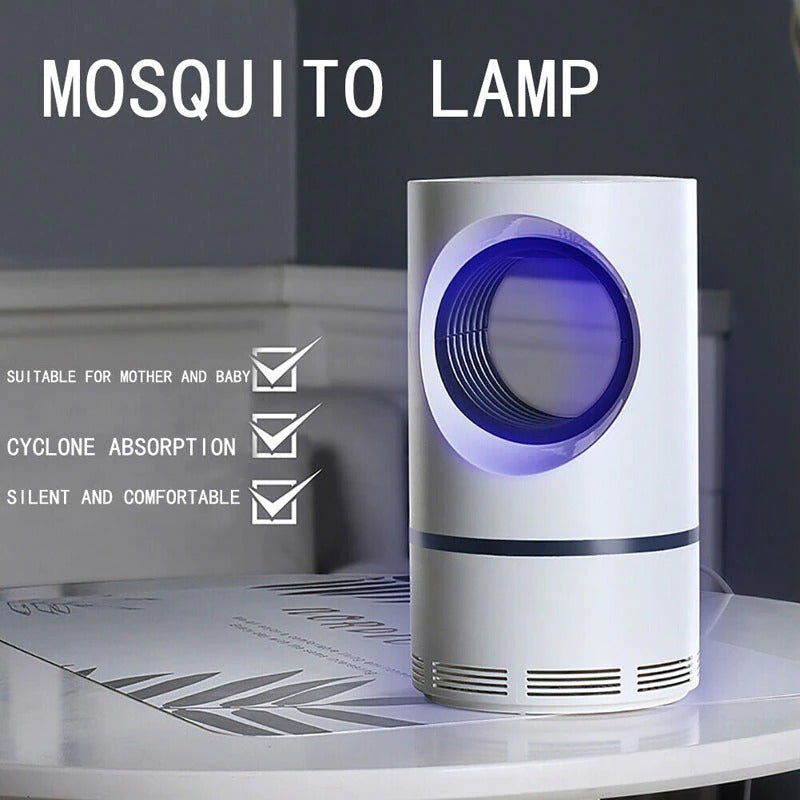 Mosquito Killer Lamp Electric Shocker Round with Charger – Powerful 360° UV Light Insect Trap for Home, Room & Outdoor Use | Safe, Silent & Eco-Friendly Bug Zapper (Cell Operated)