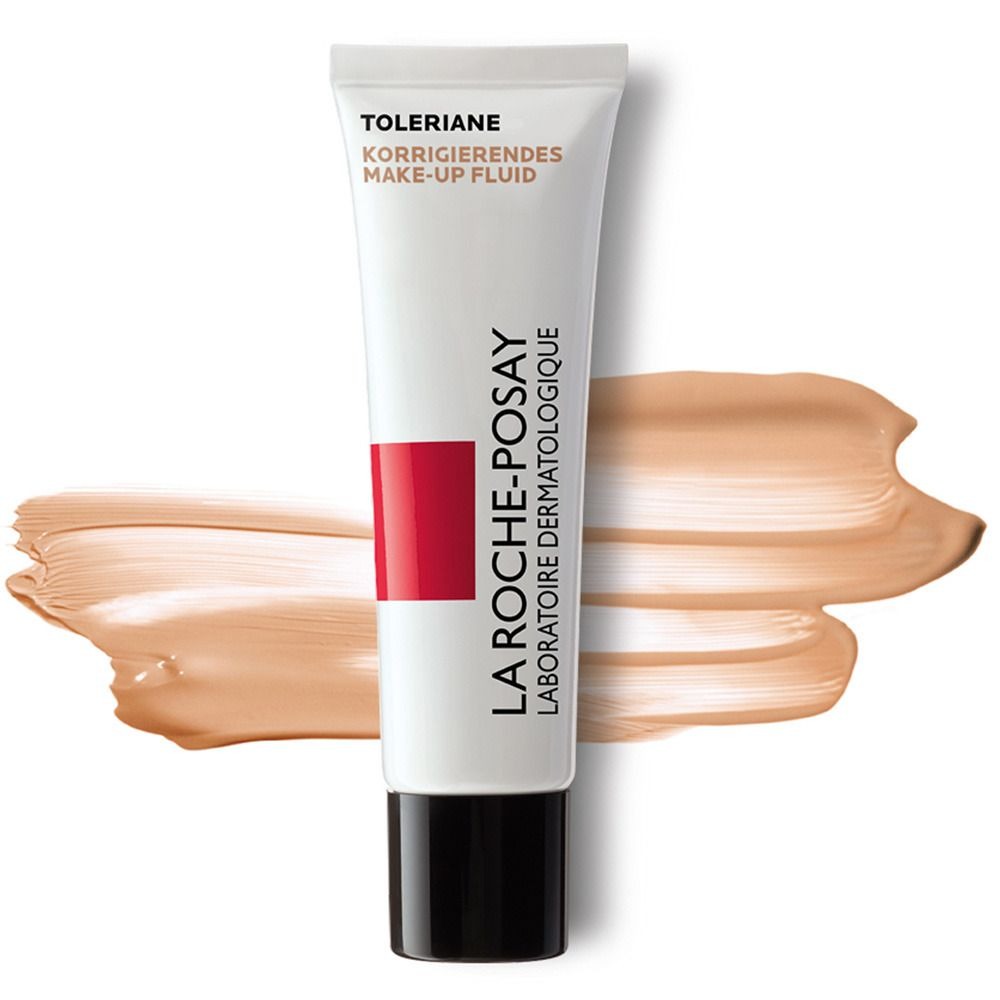 La Roche-Posay Toleriane Corrective Liquid Foundation SPF 25 – High-Coverage, Lightweight Makeup for Sensitive Skin - 30ml – Shade: Ivory