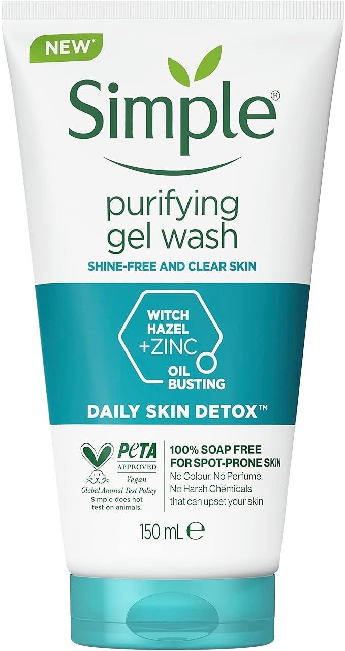 Simple Facial Wash – Hydrating Face Cleanser for Soft, Smooth & Fresh Skin