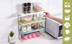 ( 2 in 1 ) stack- up shelf and  disposible food bag   (100 pieces) (random color)
