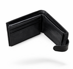 Premium Men’s Mini Leather Wallet With Zipper & Button | 8 Card Slots | Dollar Size | With Box