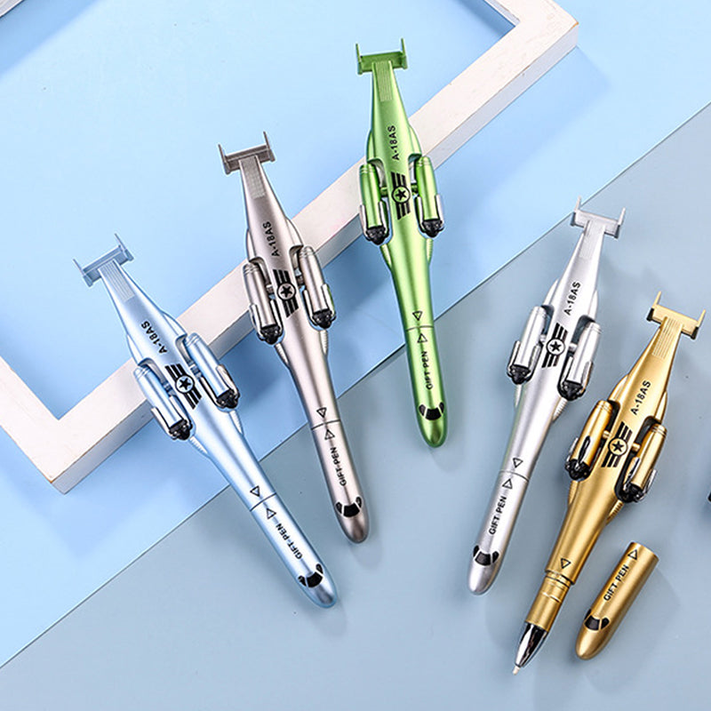 Airplane Design Metal Ballpoint Pen – Creative Aircraft Shape Gift Pen for Kids & Adults | 1Pc