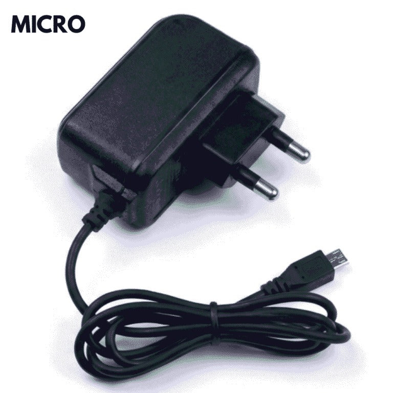 V23 – Simple Micro USB Charger with Built-in Cable | Best Quality Charger Android - Vizo V23 Charger - Mobile Phone Charger ( Random Color )