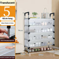 Modern Multi‑Layer Shoe Storage Rack | Dustproof Cover & Handles | Space‑Saving Organizer