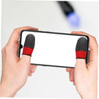 Double Color Gaming Thumb Sleeves Pair – Anti-Sweat Touch Control Finger Gloves for Mobile Gamers
