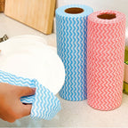 Reusable Kitchen Cleaning Wipes Roll – Washable, Absorbent & Eco-Friendly Multi-Purpose Cleaning Sheets