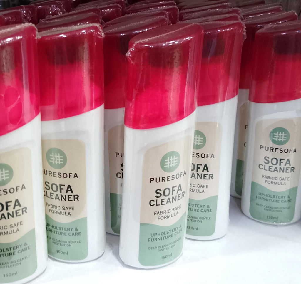 Puresofa | Sofa Cleaner Spray | Upholstery &amp; Fabric Safe | Deep Cleaning | Stain Remover | Fast Dry | Pleasant Scent | 150ml