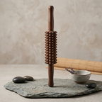 Handcrafted Wooden Thighs and Calves Massager – Reflexology & Muscle Roller