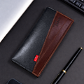 Dual Tone Long Wallet with 14 Card Slots & Zipper Pocket – Stylish Unisex Wallet