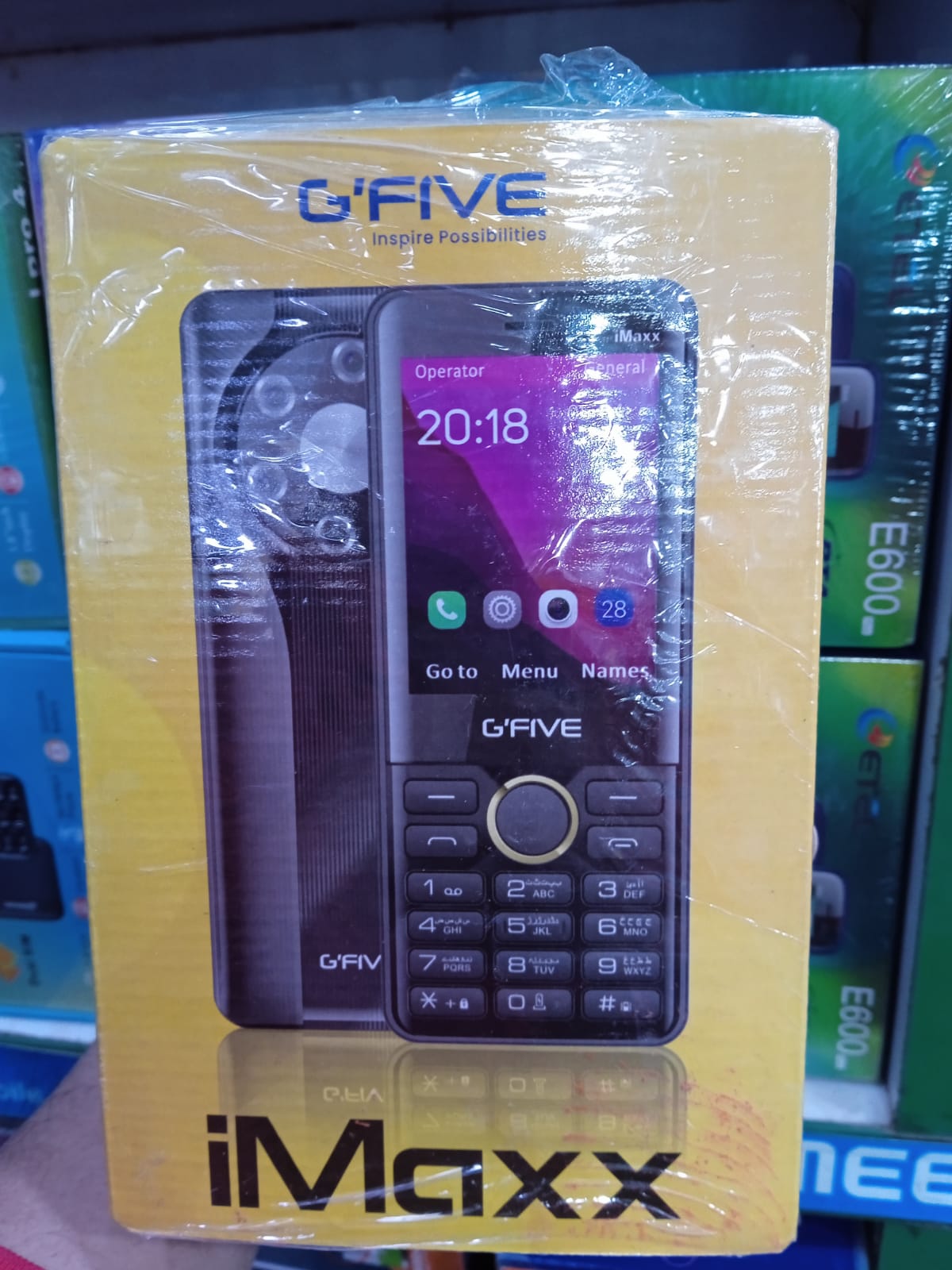 GFive IMAX 2.8 Inch LCD PTA Approved Mobile With 3500mAh Battery Dual SIM Smart Camera Bluetooth And Type C Charging (Random Color)