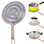 Simmer Ring - Heat Diffuser Reducer Flame Guard Simmer Plate, Gas Electric Slow Cook Ring