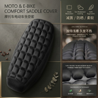 Motorcycle 3D Breathable Non-Slip Seat Cushion Pad – Pain Relief Comfort Cover for CD 70, CD 100, GS 150, GR 150, YBR and Similar Bike Seats