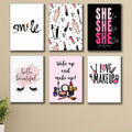 Set of 6 Premium Wall Art Photo Tiles – Modern Home Decor Sets 8x11