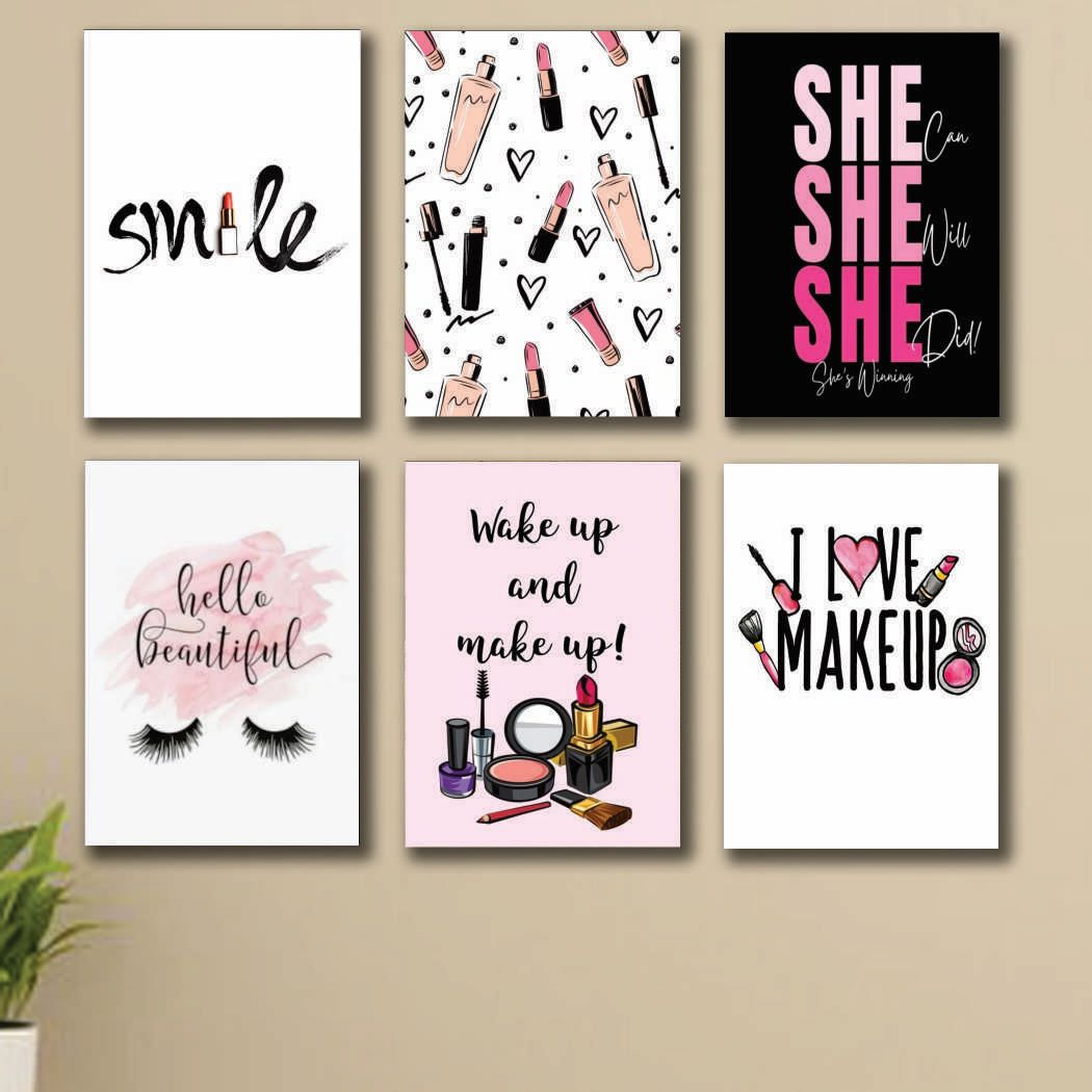 Set of 6 Premium Wall Art Photo Tiles – Modern Home Decor Sets 8x11