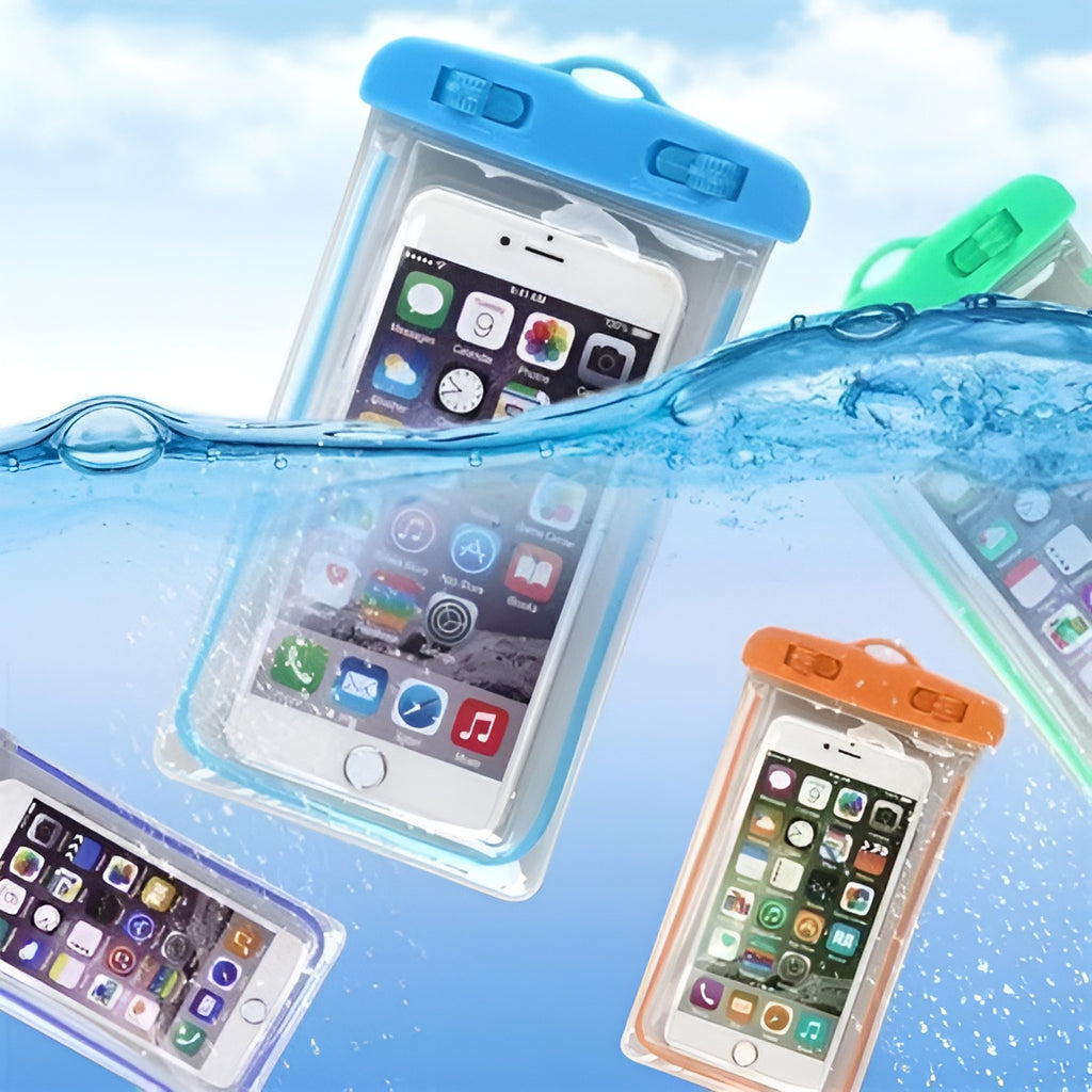 Universal Waterproof Mobile Pouch | Underwater Touch Sensitive Phone Case | Dry Bag for Rain, Swimming & Travel | Premium Protection Cover (Random Color)