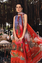 Elegant Embroidered Lawn 3 Piece Unstitched Suit with Chiffon Dupatta MBL-MPT-2907-B-26 – Summer Collection 2026
