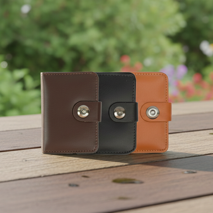 Men’s Premium Leather Wallet – Pack of 3 | Slim, Stylish & Durable Wallets for Daily Use, Travel & Gifts