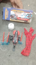 Spider-Man Wrist Shooter ,Transmitter Set For Kids - Multicolour