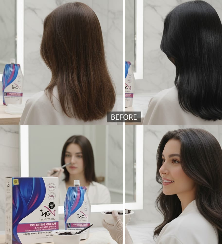 IMG Easy For You | Professional Coloring Cream Set (A & B)