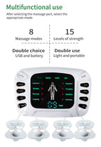 Electronic Pulse Massager Therapy Machine – Full Body Pain Relief Device with LCD Display, Electrode Pads, Massage Slippers &amp; Multiple Modes – Nerve, Muscle &amp; Acupressure Stimulator Kit