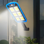 Solar Street COB Light With Sensor ZB-150B | Motion Sensor Security Streetlights for Parking Lot - Remote Control (Random color)