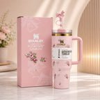Stanley Premium Printed Tumbler 40oz with Box – Stylish Stainless Steel Vacuum Insulated Travel Mug