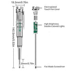 Intelligent LED Photometer Test Pen 24-250V | LED Voltage Tester Pen | Voltage Tester Electric Screwdriver Indicator | Tester for Electricity | Electric Tester Screwdriver | Circuit & Electricity Tester | Daraz.pk