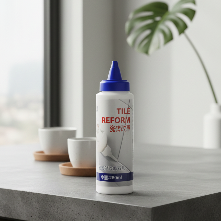 Tile Reform Grout Restorer & Sealer – 280ml Large Bottle for Quick Tile Gap Repair